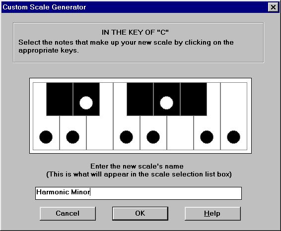 Harmonic Minor scale